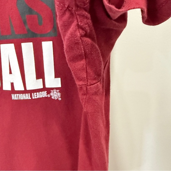 MLB Arizona D-Backs Baseball Maroon T-Shirt  100% Cotton - Size L - '47 Brand - Picture 6 of 17